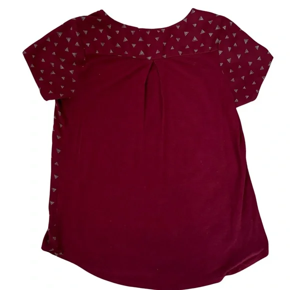 Burgundy Bliss Blouse Sz M - Picture 7 of 10